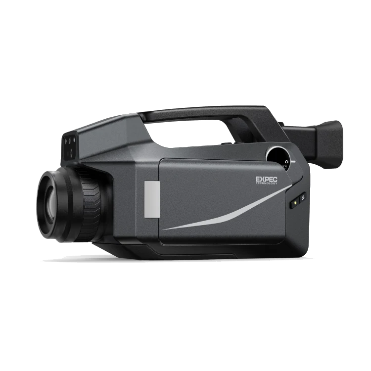 FPI EXPEC-1880 infrared thermal imaging gas leak detector dengan bentuk kamera handheld