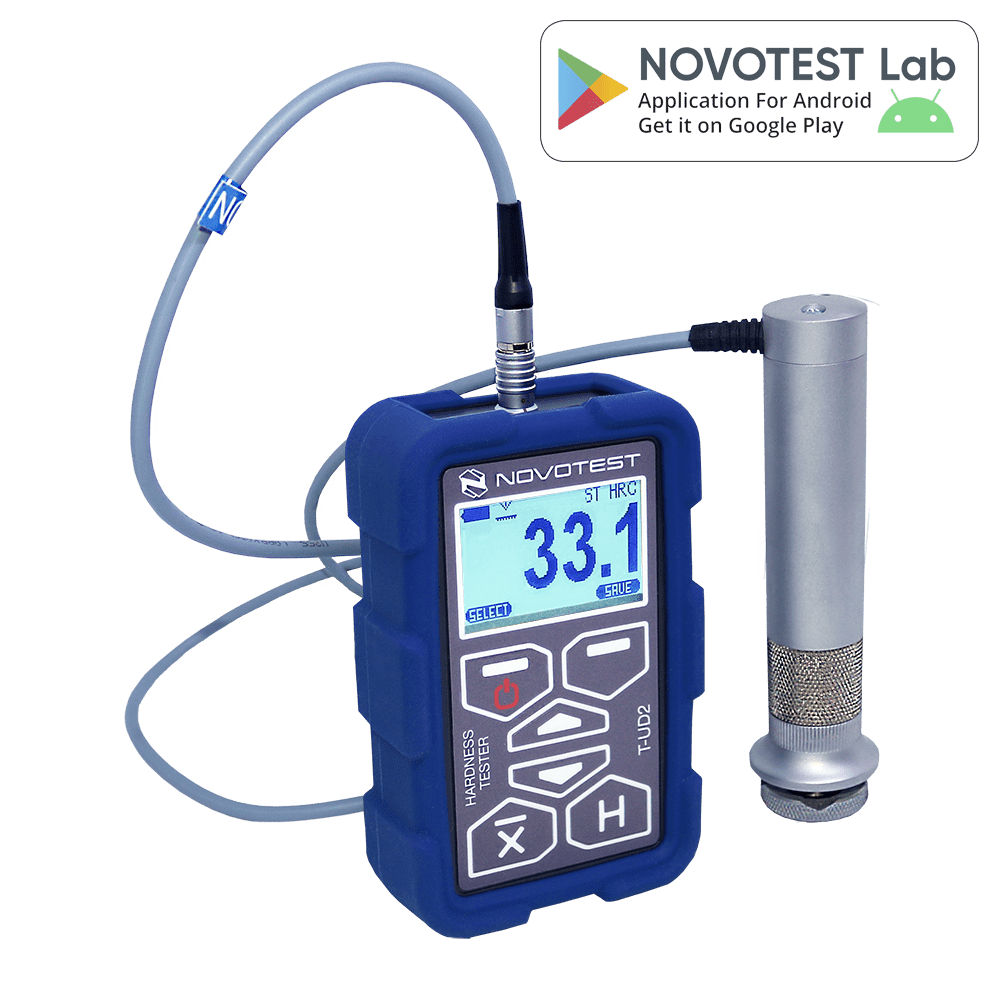 NOVOTEST T-U2 UCI hardness tester dengan unit elektronik dan probe eksternal