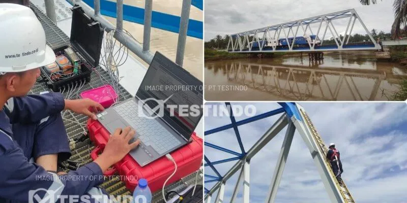 Loading Test Jembatan Kereta Api Krueng Mane dan Blang Keude di Lhokseumawe, Aceh