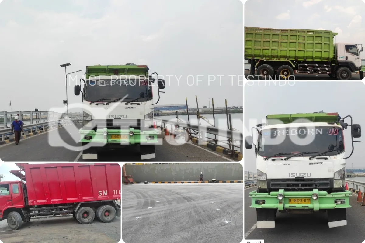 Tahap pembebanan statik dilaksanakan mengikuti konfigurasi pada test plan.