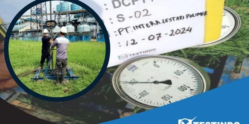 Pelaksanaan Sondir Test oleh tim Testindo di PT Intera Lestari Polimer, Balaraja, Tangerang.