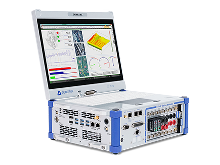 DEWETRON DEWE3-A4 dengan display terintegrasi