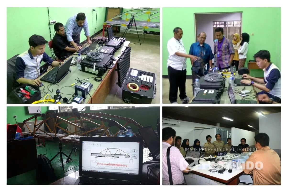 Demo dan training instrument SHMS di Politeknik Negeri Jakarta